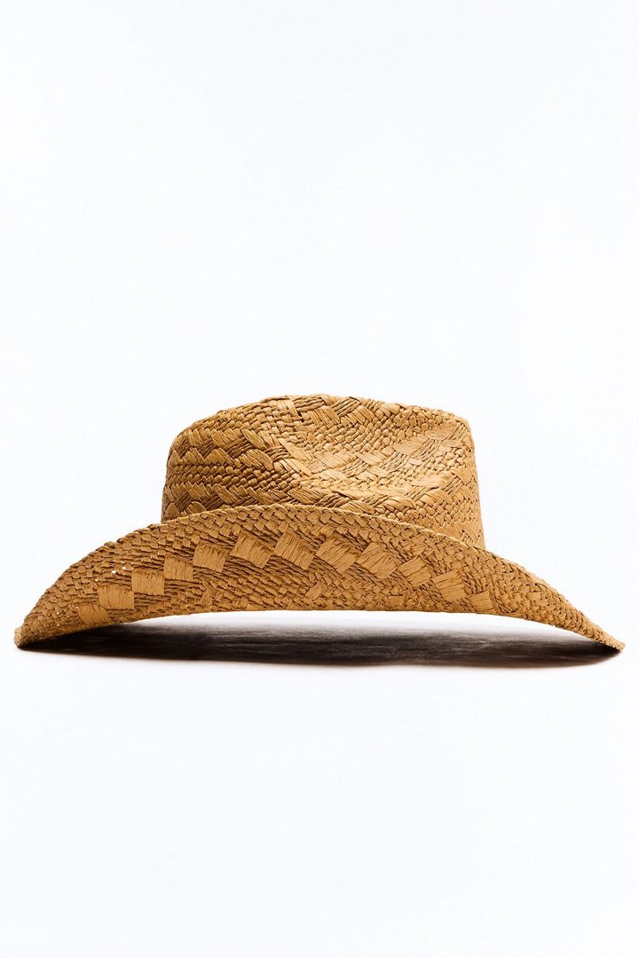 Dust Trail Straw Cowboy Hat - Natural