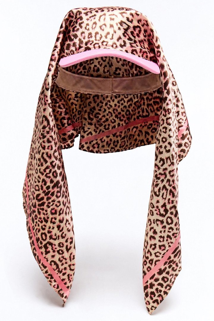 Love Of The Wild Visor And Head Wrap - Pink/combo