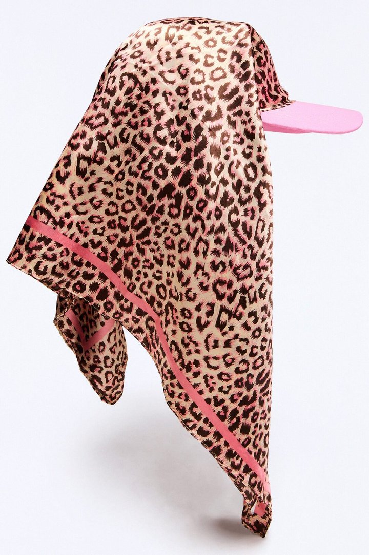 Love Of The Wild Visor And Head Wrap - Pink/combo