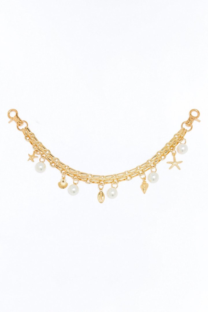 Sand And Sea Handbag Chain - Gold