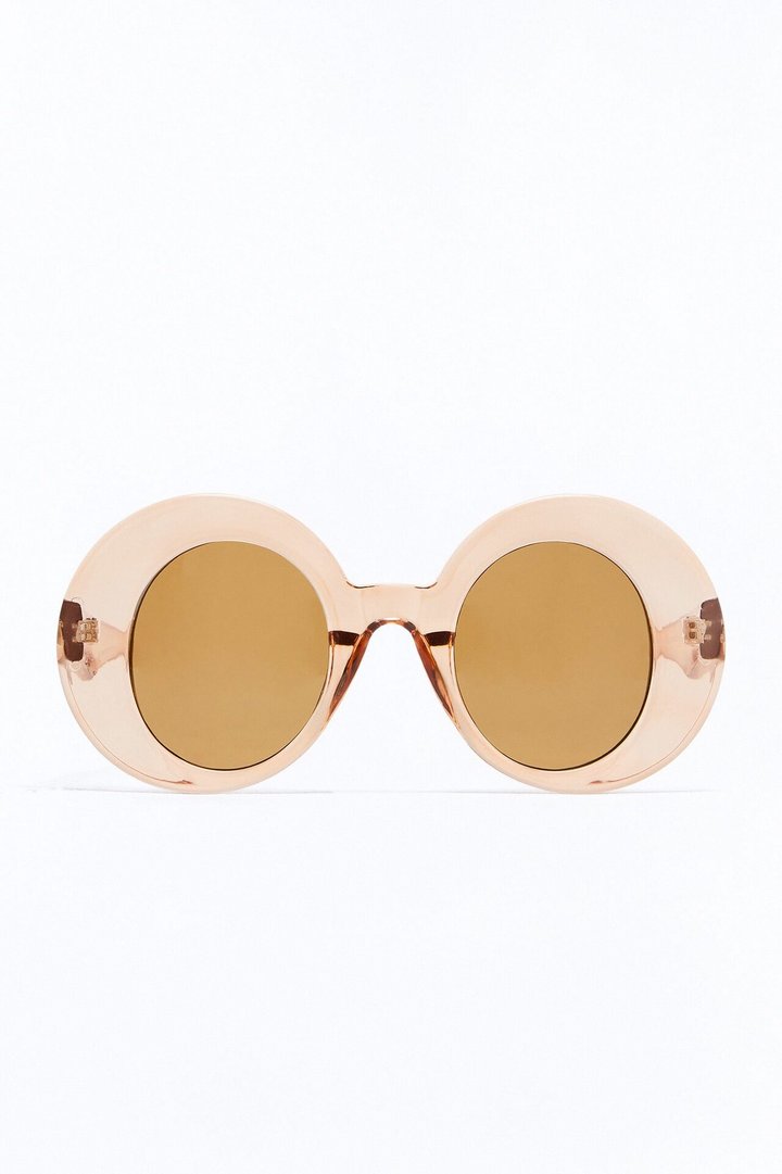 Lost In The Thrill Sunglasses - Nude