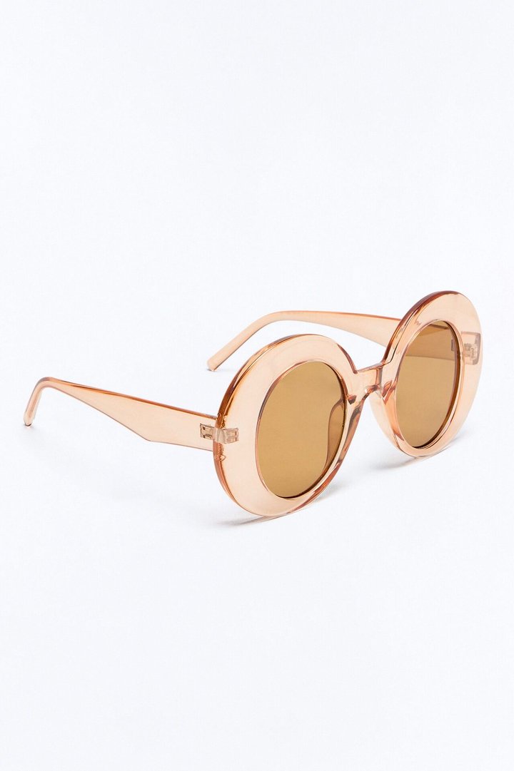 Lost In The Thrill Sunglasses - Nude