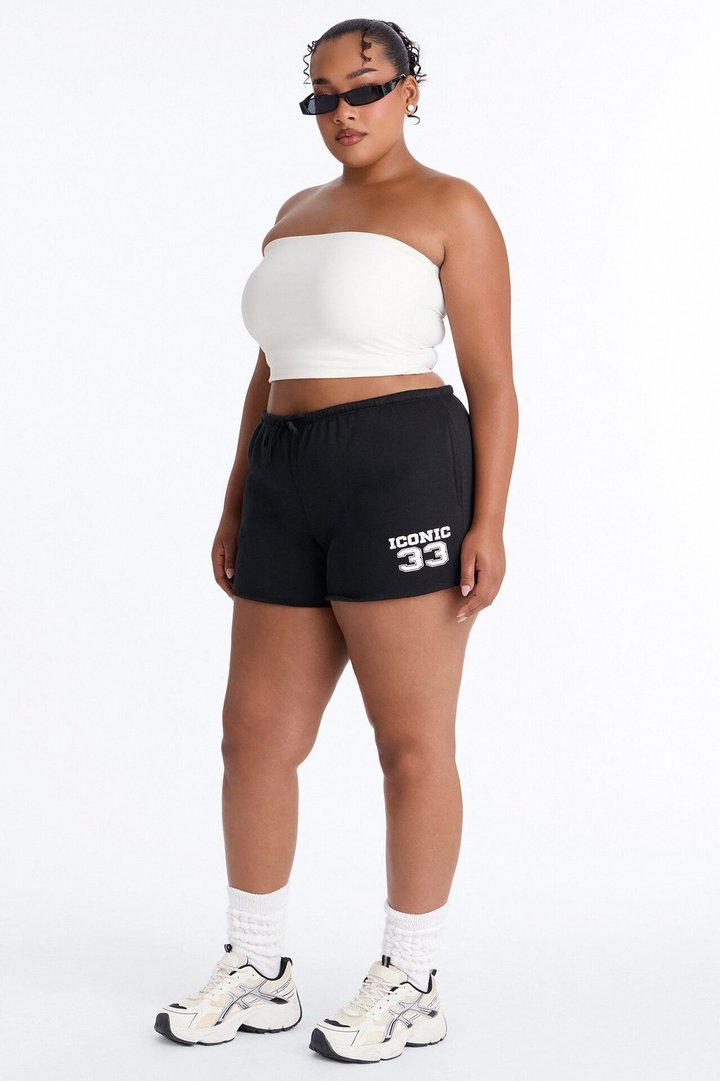 Iconic Washed Short - Black