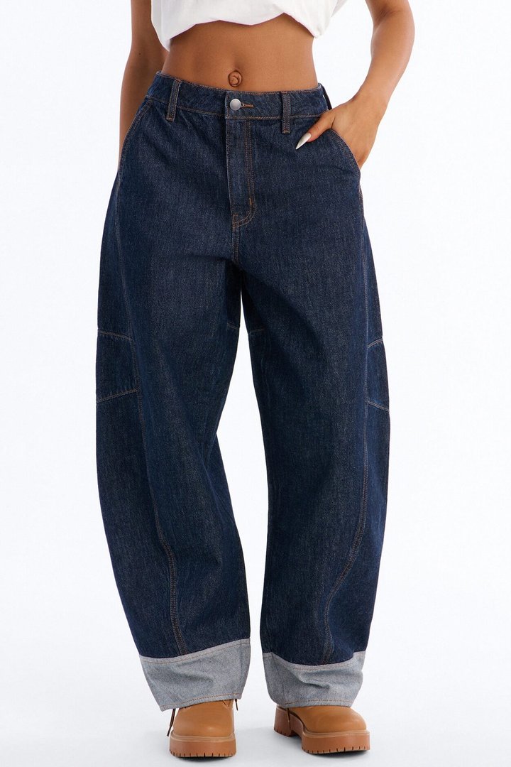Liora Loose Fit Jeans - Dark Wash