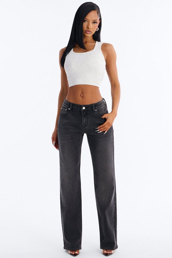 Running Around Scoop Neck Built in Bra Tank Top - Grey