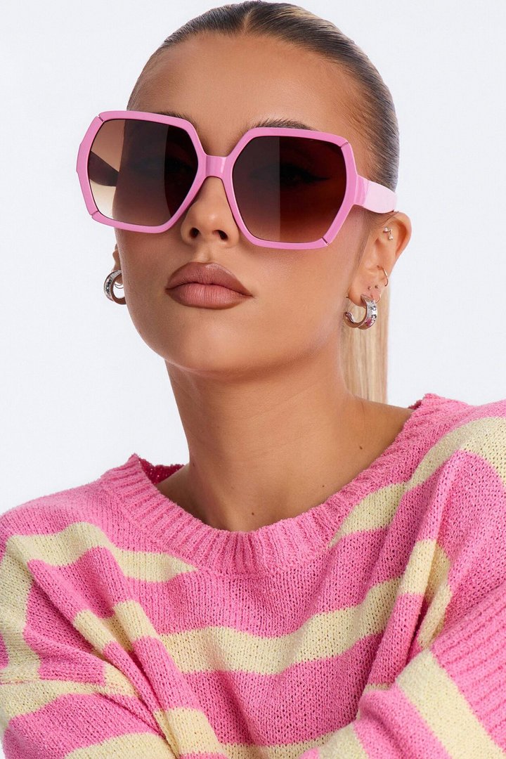 Absolutely Obsessed Sunglasses - Purple
