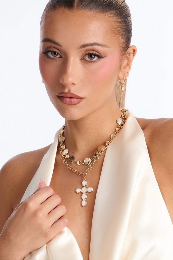 Blessed Energy Only Layered Necklace - Gold