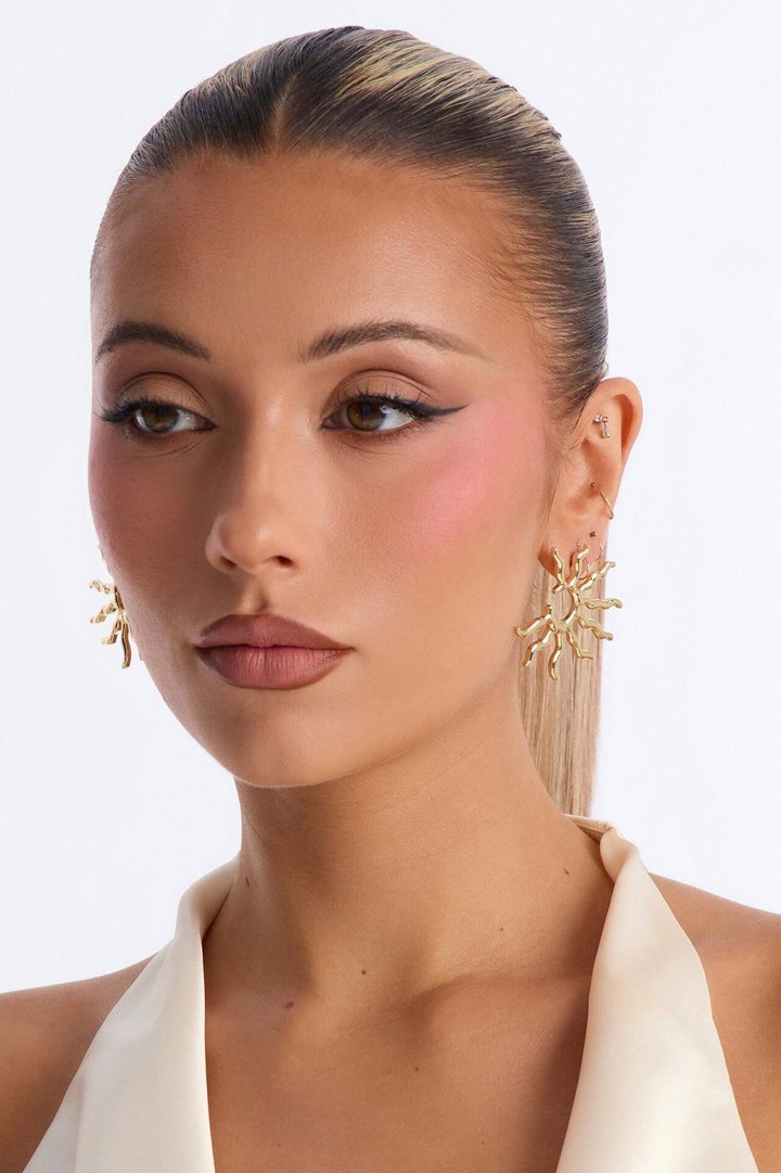 Sundaze Drop Earrings - Gold
