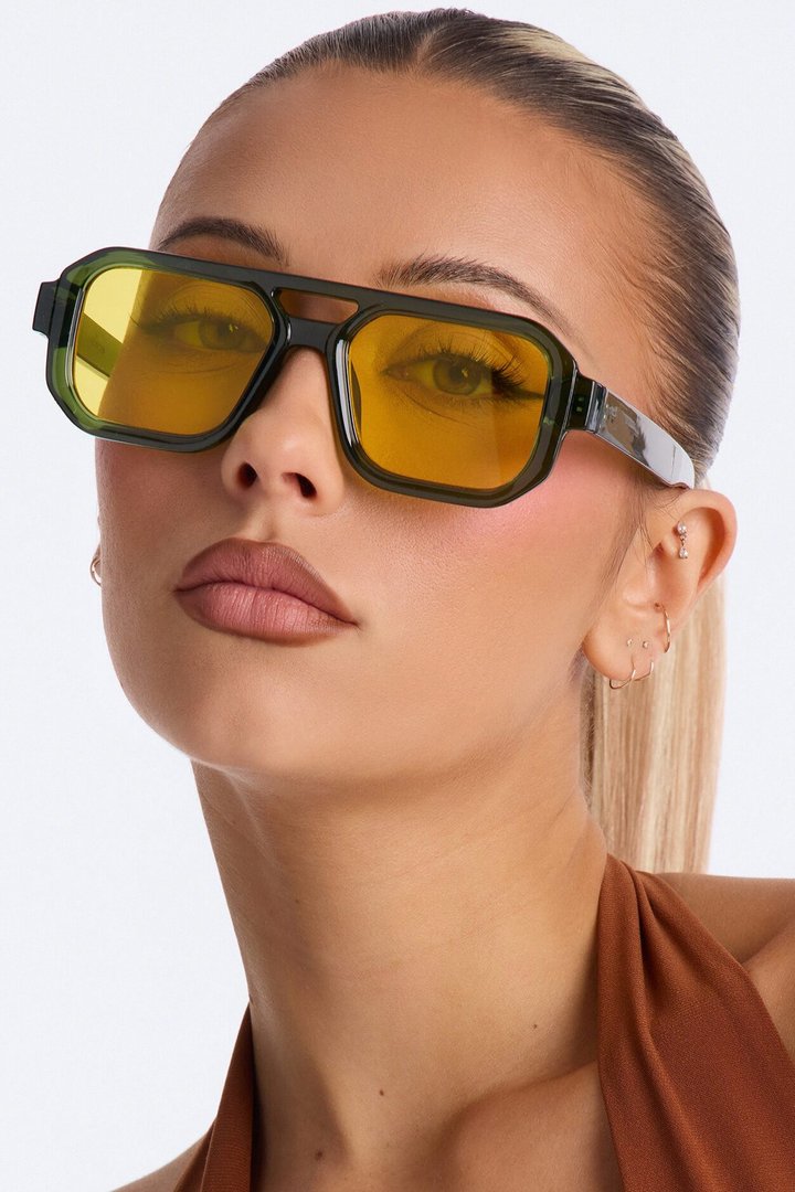 More To Come Sunglasses - Green/combo