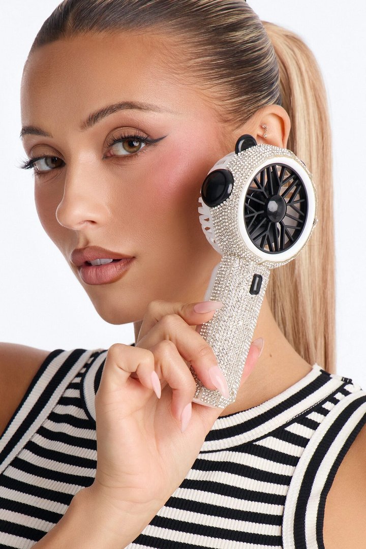 Ice Ice Baby Electric Fan - White/combo