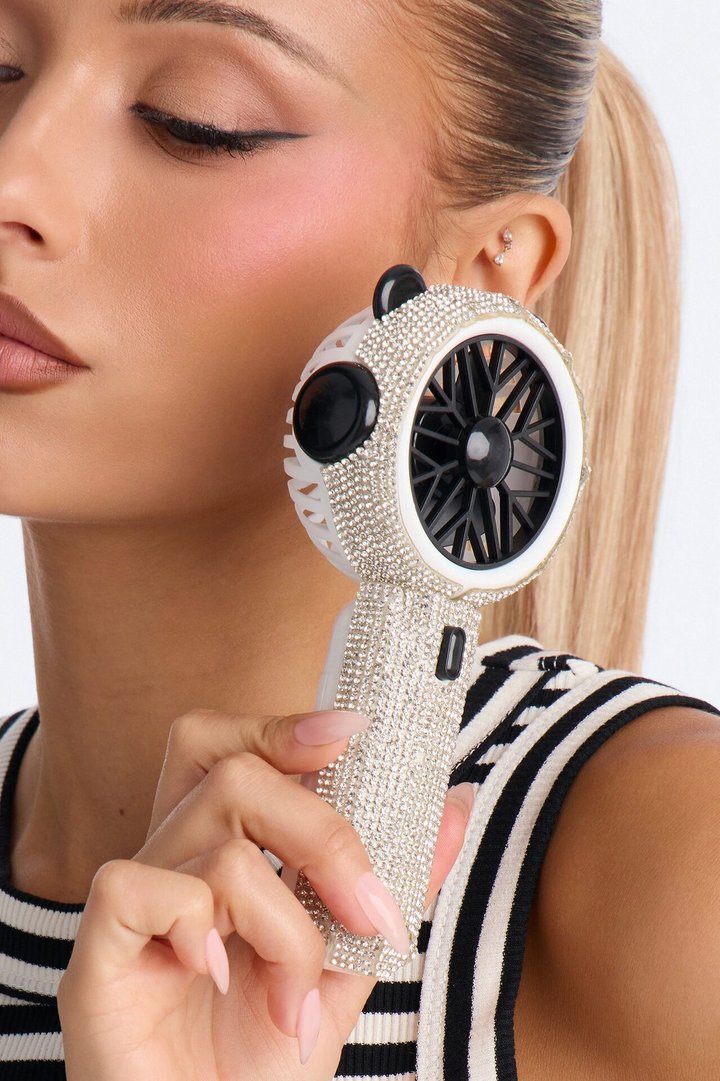 Ice Ice Baby Electric Fan - White/combo