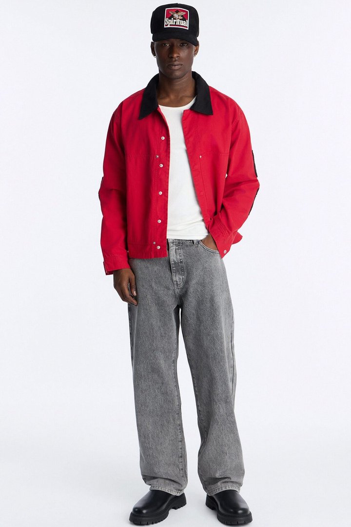 The Staple Baggy Jean - GreyMineralWash