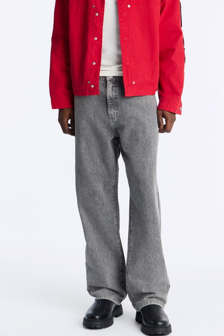 The Staple Baggy Jean - GreyMineralWash