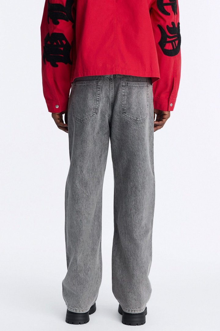The Staple Baggy Jean - GreyMineralWash