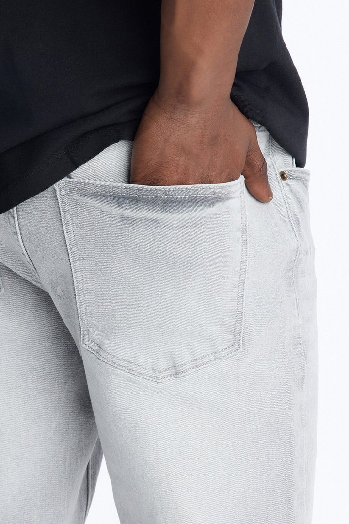 Dreamy Stacked Slim Flare Jeans - Grey