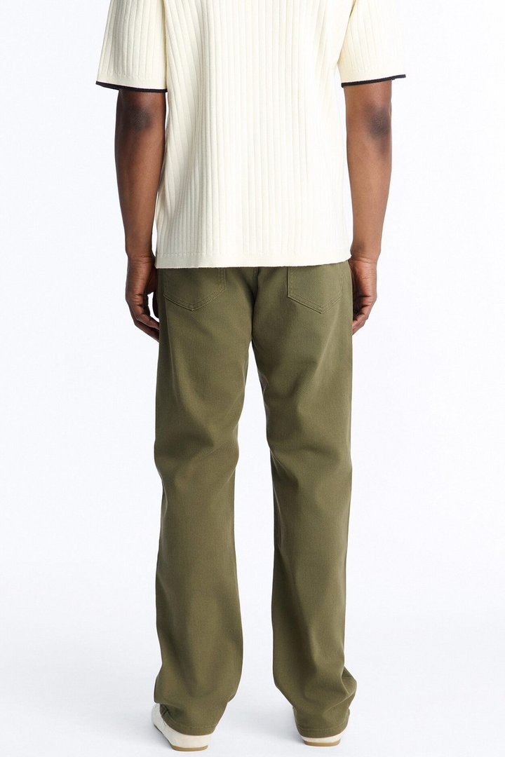 Mike Straight Taper Jeans - Olive