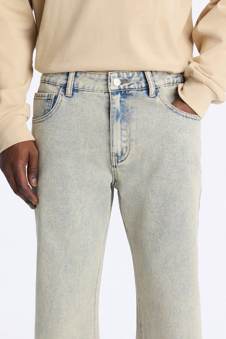 Washed Vintage Straight Jean - VintageBlueWash