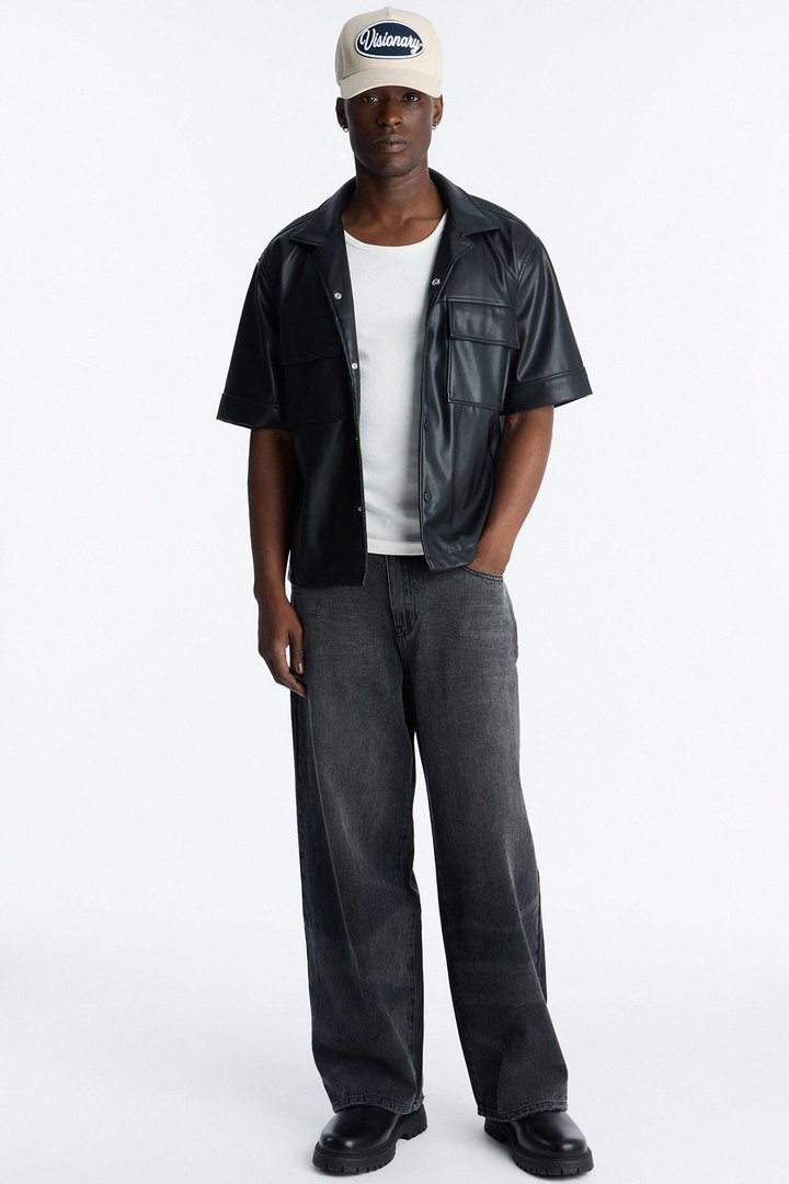 The Collective Baggy Jeans - Black