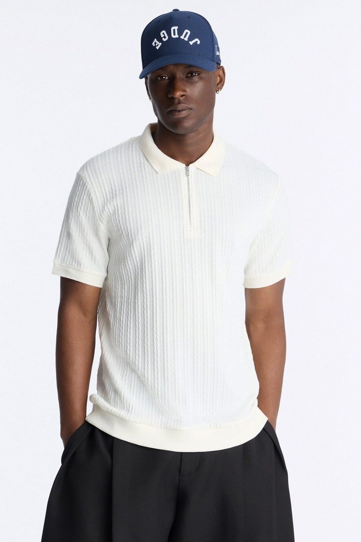 Caddie Short Sleeve Polo - White