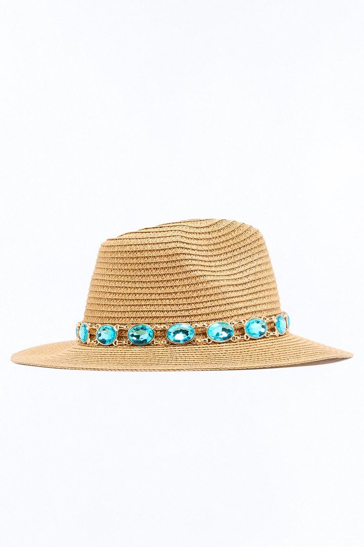 Clear Water Straw Sun Hat - Tan