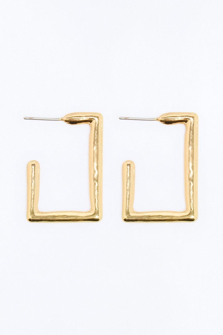 Be There Drop Earrings - Gold