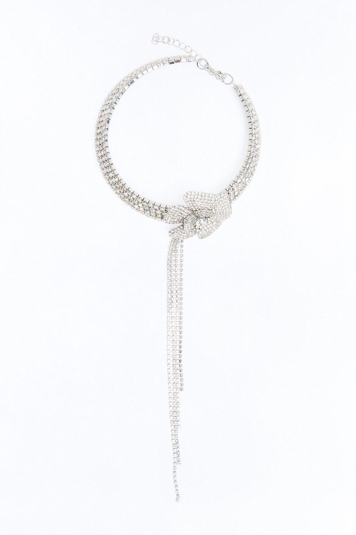 She Glows Differently Choker - Silver