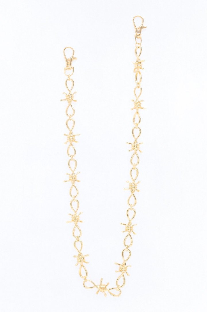 Rock City Pocket Chain Belt - Gold