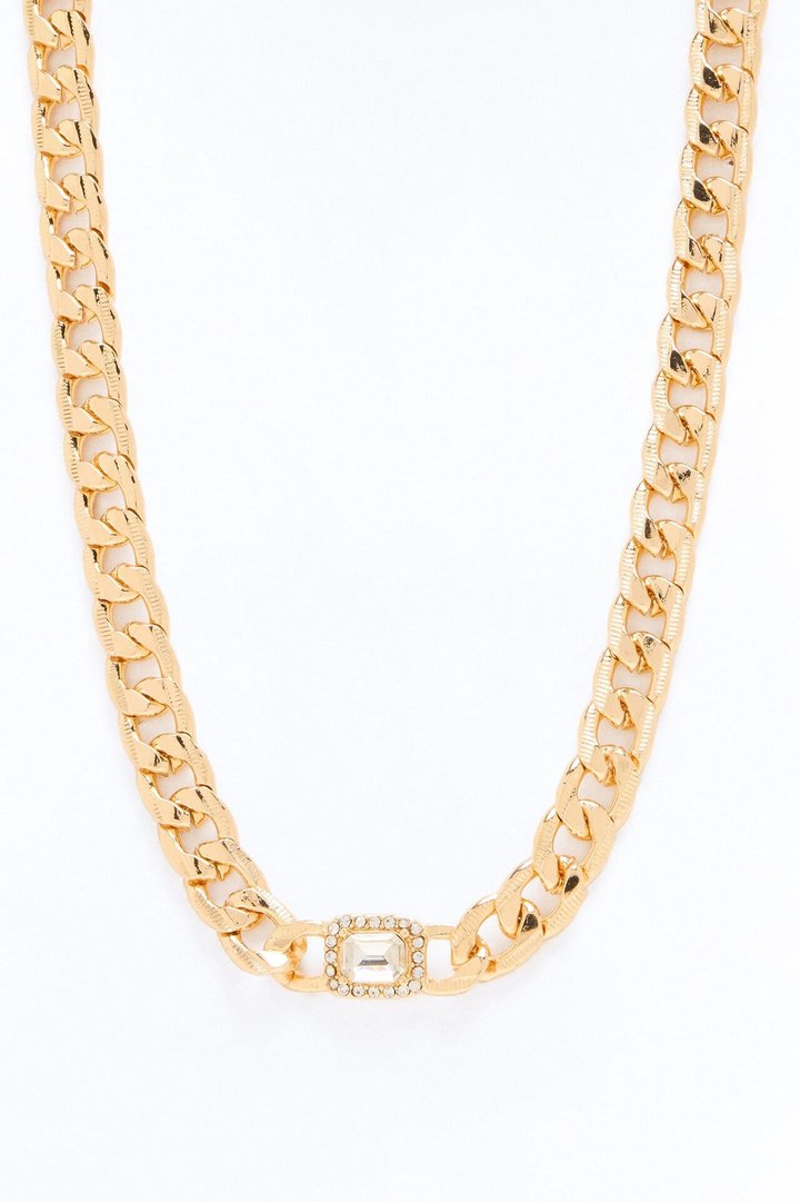 Feeling Lately Cuban Chain Necklace - Gold