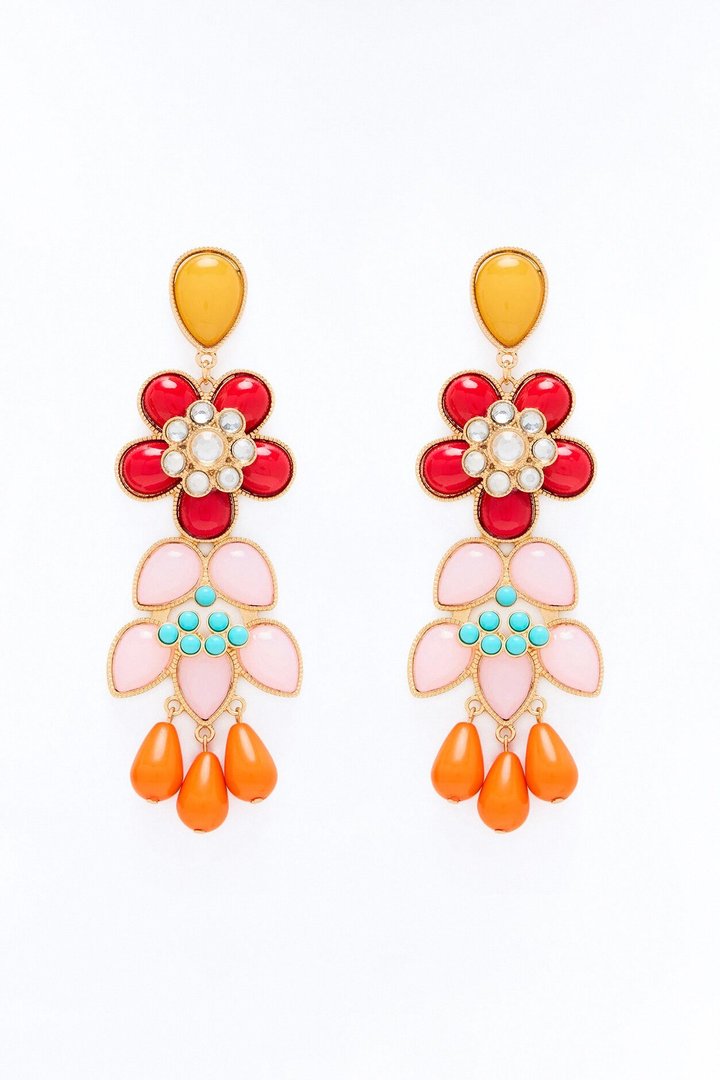 Sorbet Lily Earrings - Multi Color