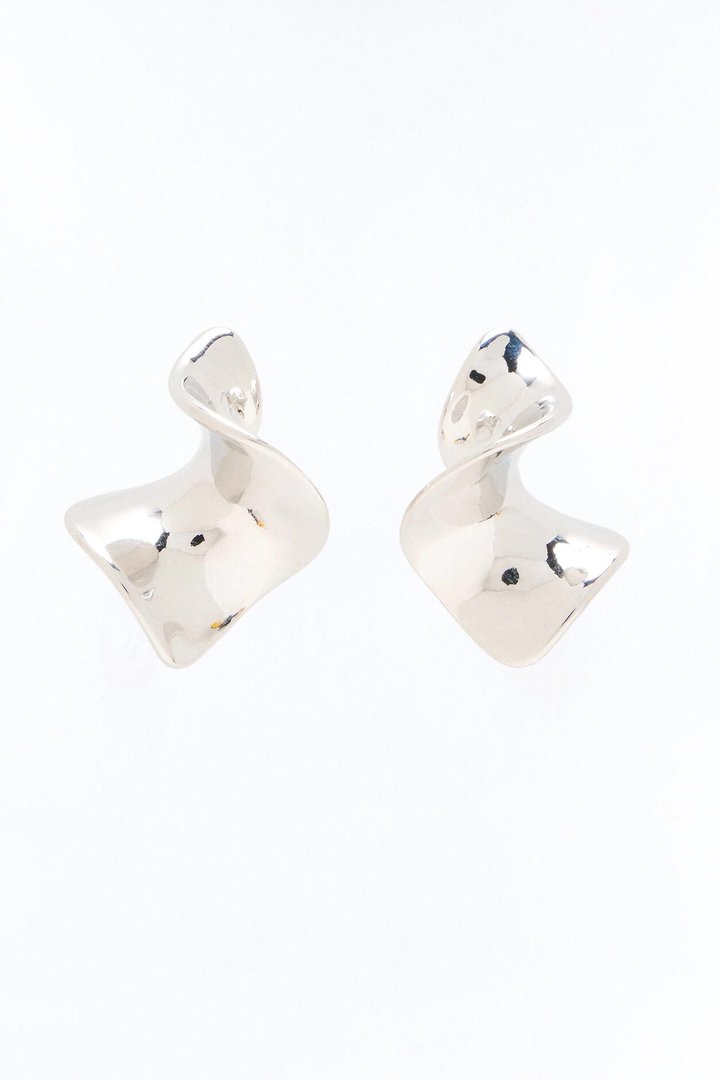 Get With It Stud Earrings - Silver