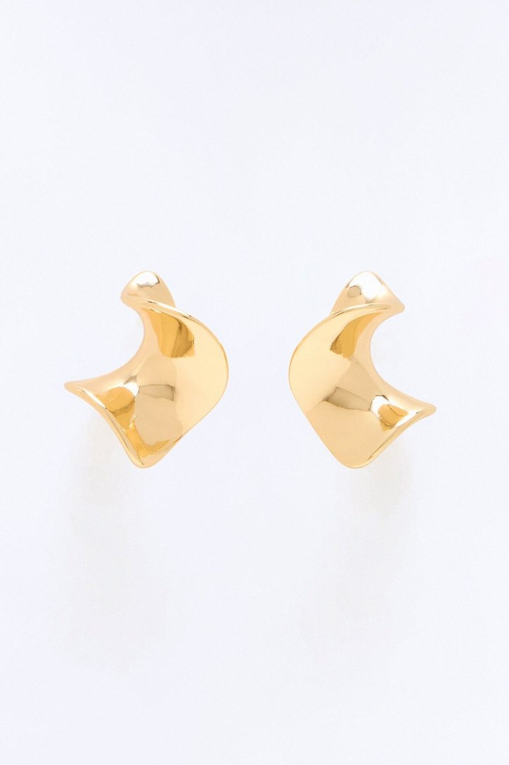 Get With It Stud Earrings - Gold