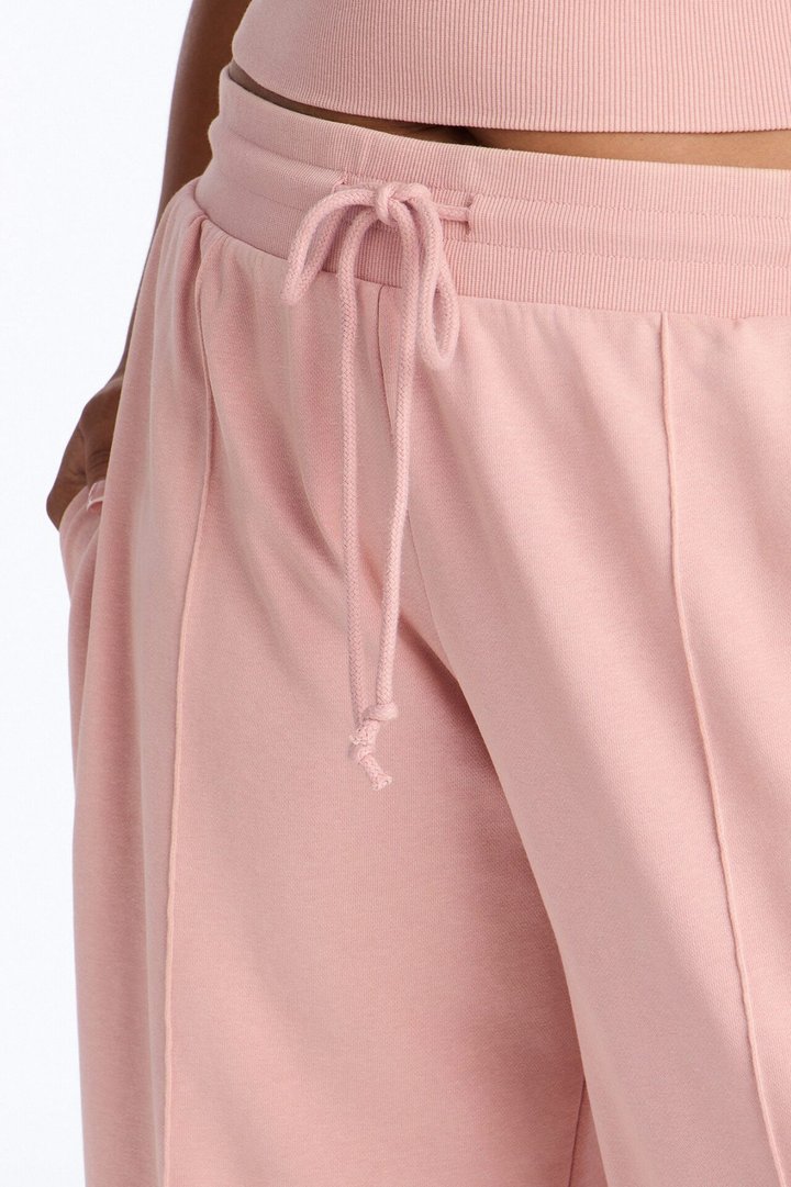 Eased Effort Sleeveless Pant Set - Light Pink