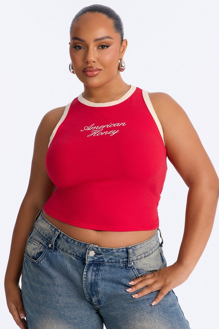 American Honey Tank Top - Red