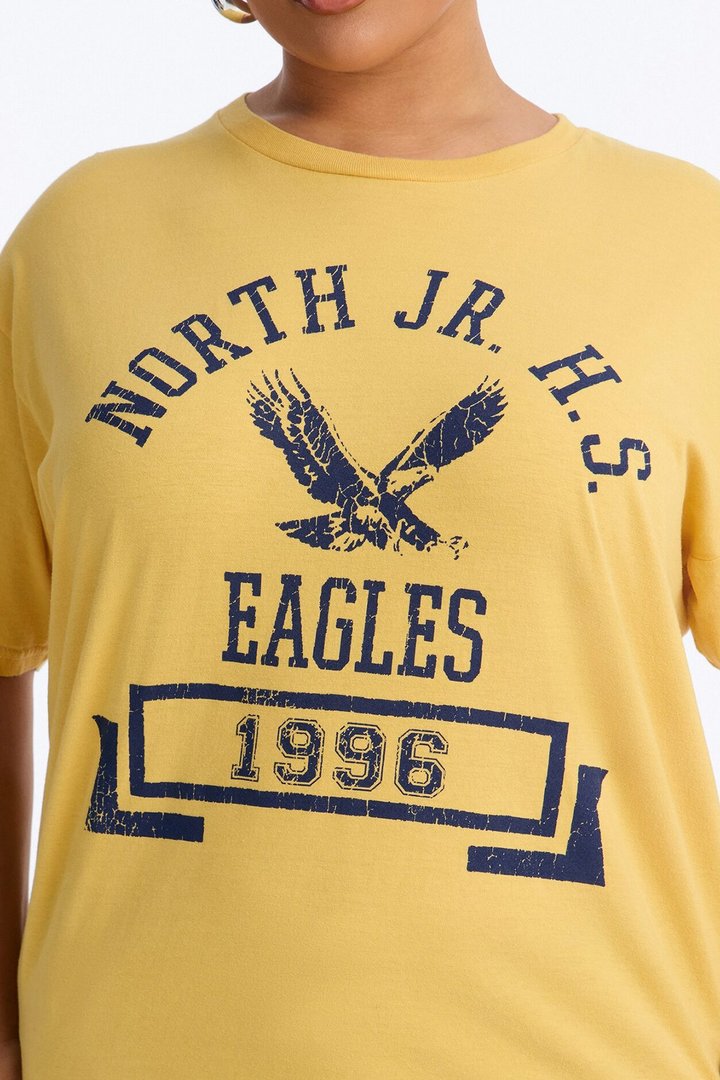 Eagles 1996 Vintage Gym Tee - Mustard