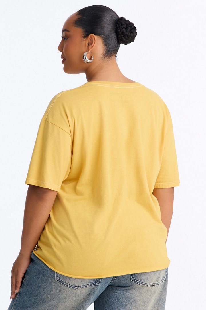Eagles 1996 Vintage Gym Tee - Mustard