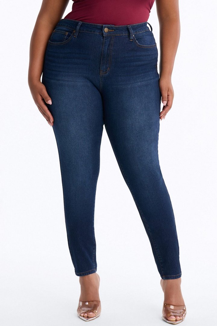 Tall She's Fire Stretch Skinny Jeans - Dark Wash