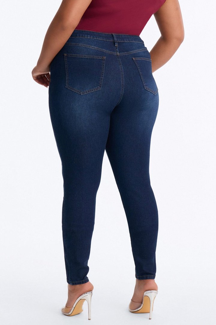 Tall She's Fire Stretch Skinny Jeans - Dark Wash