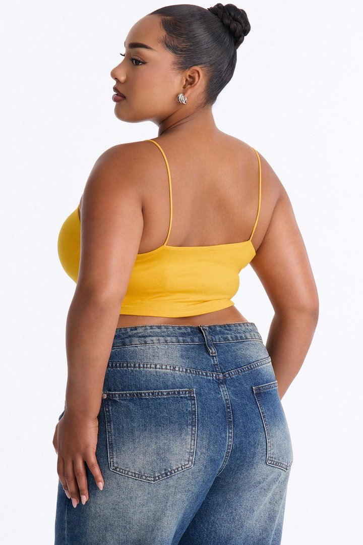 Kiki Super Cropped Top - Orange