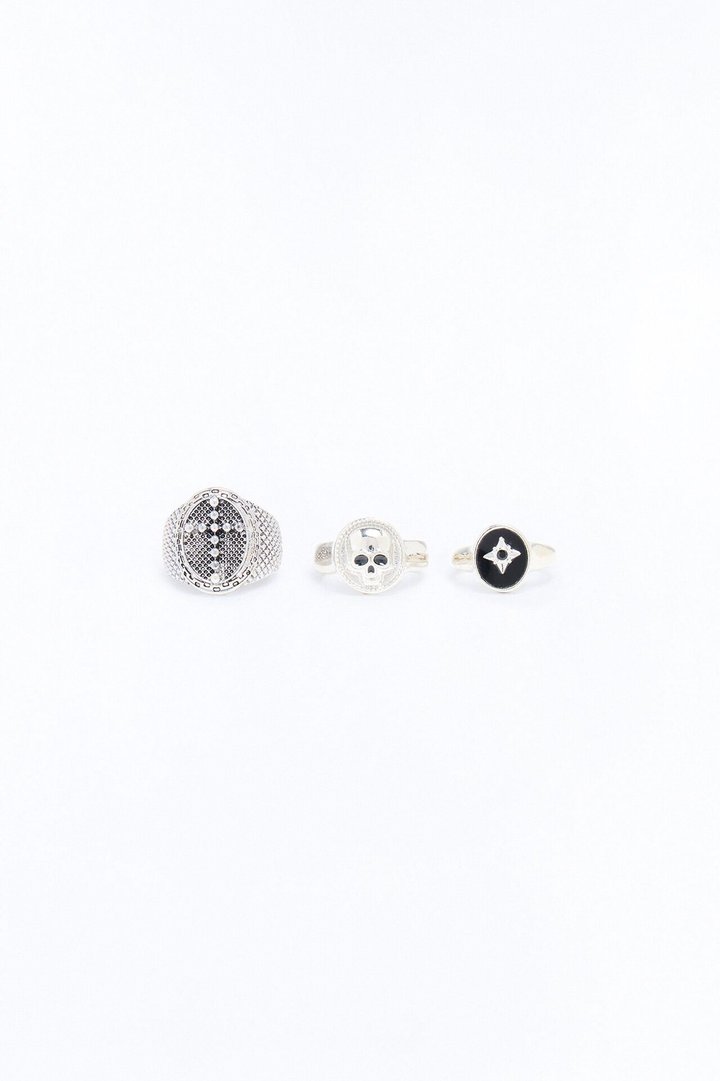 Never Forget Ring Set - Silver
