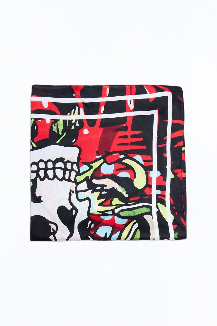 Big Gamble Ed Hardy Head Scarf - Multi Color