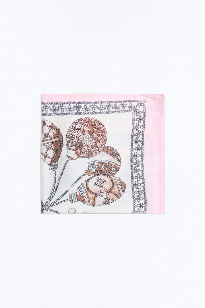 Hairs A Mess Head Scarf - Pink/combo