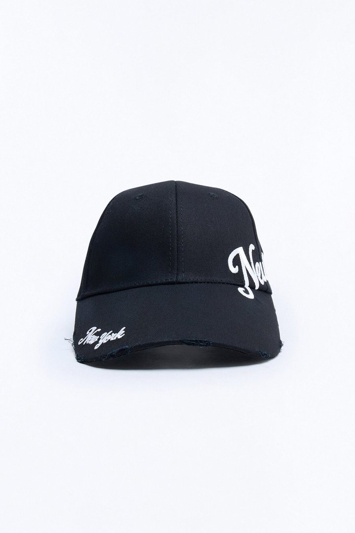 On The East Side Baseball Hat - Black/White