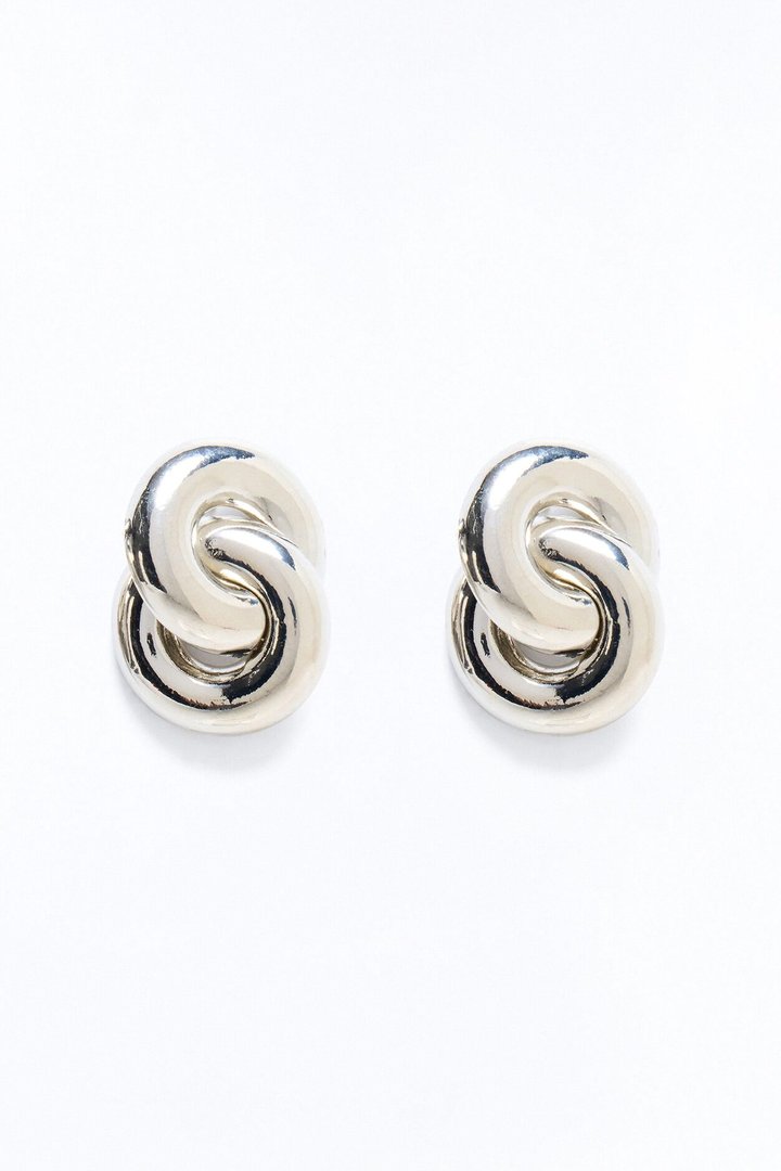 In Flow State Drop Earrings - Silver