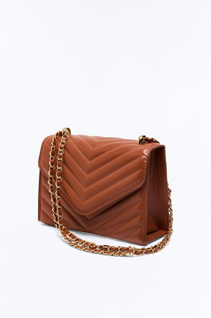 Three Is Better Than One Crossbody Bag - Brown
