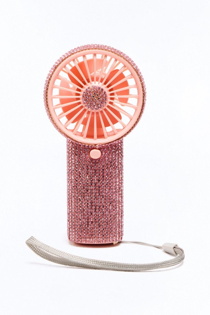 Diamond Breeze Electric Fan - Pink