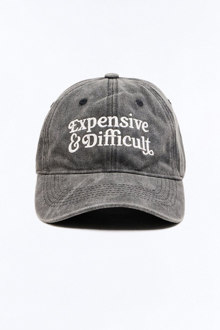 Expensive & Difficult Baseball Hat - Black