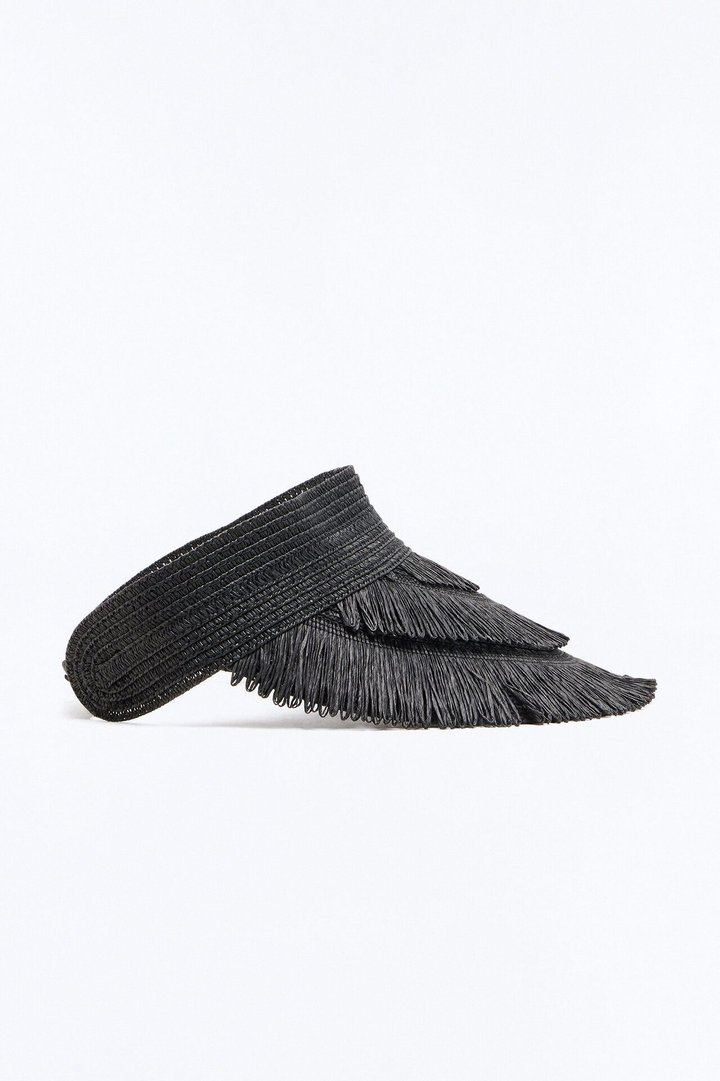 Beach Ready Visor Hat - Black