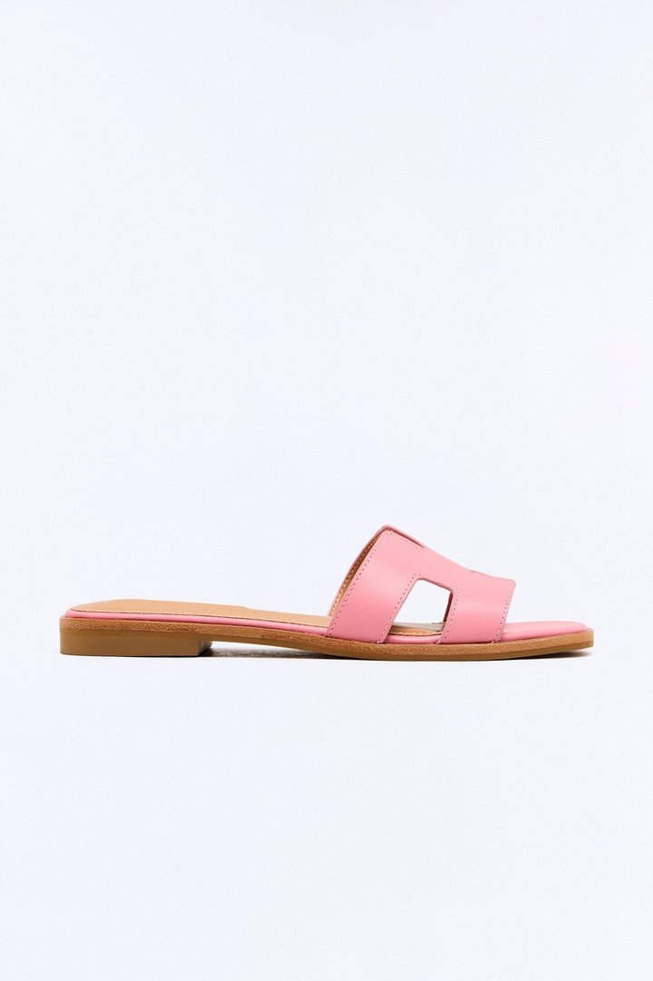 Steve Madden Hadyn Leather Sandals - Pink