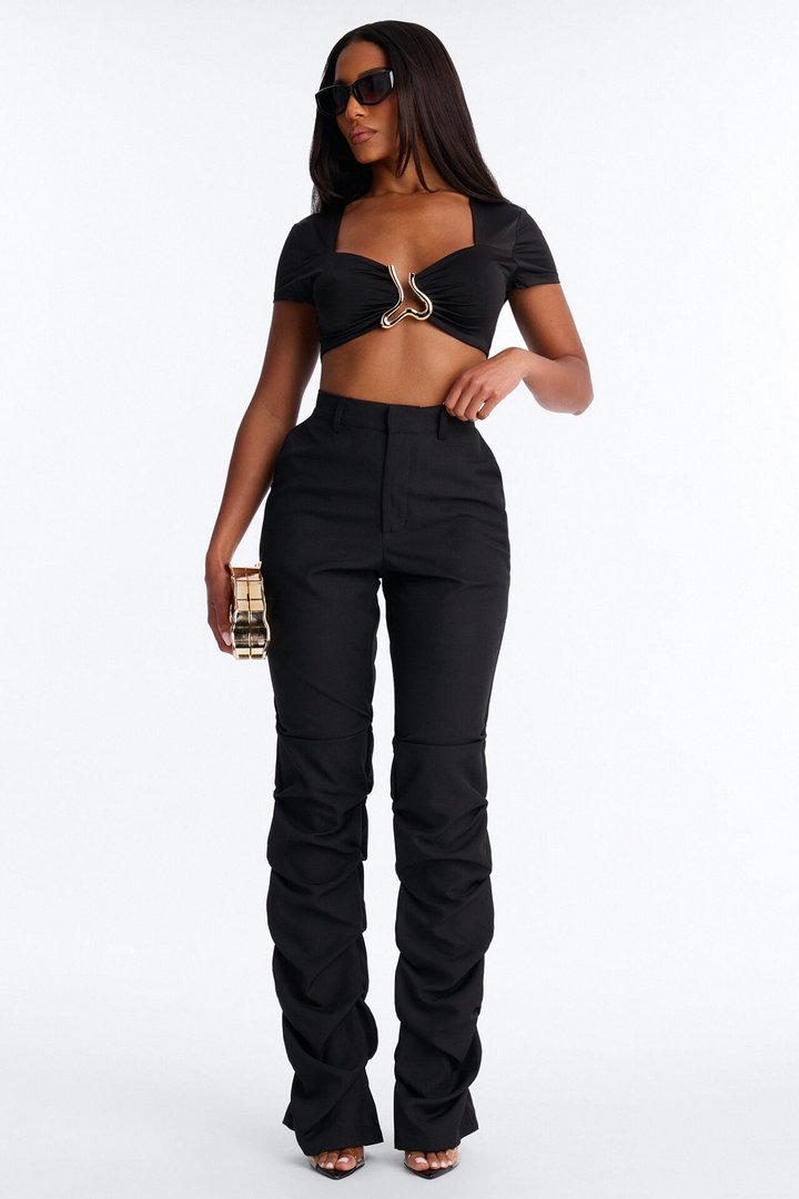 Take Notes Trouser Pant - Black