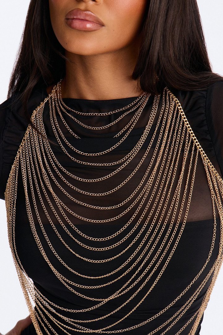 For A Thrill Body Chain - Gold